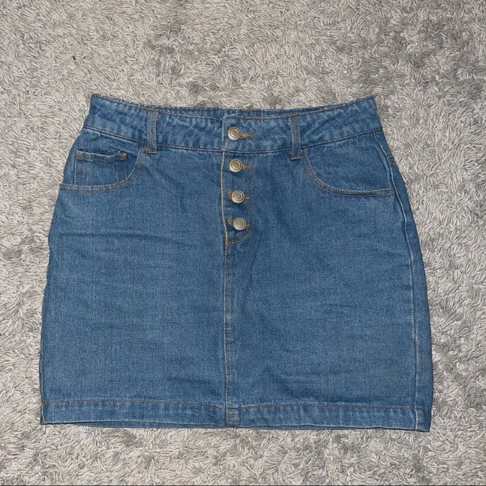 Denim skirt